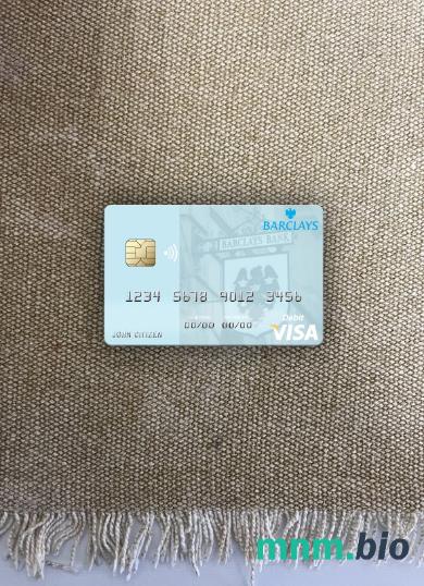 Monaco Barclays bank PLC visa obciążyć card wygląd fotograficzny skan PSD + zdjęcie